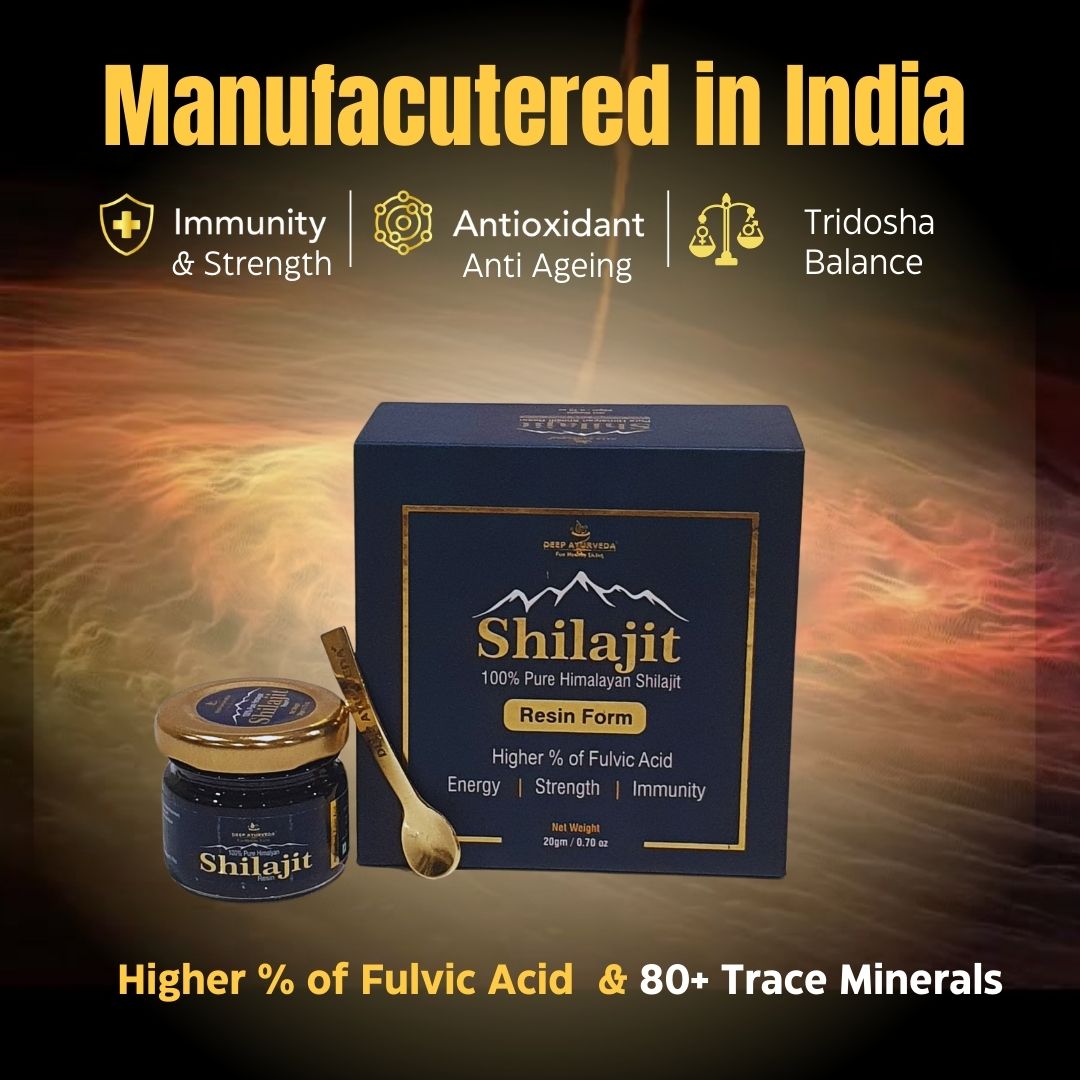 shialjit resin manufactured by deep ayurveda