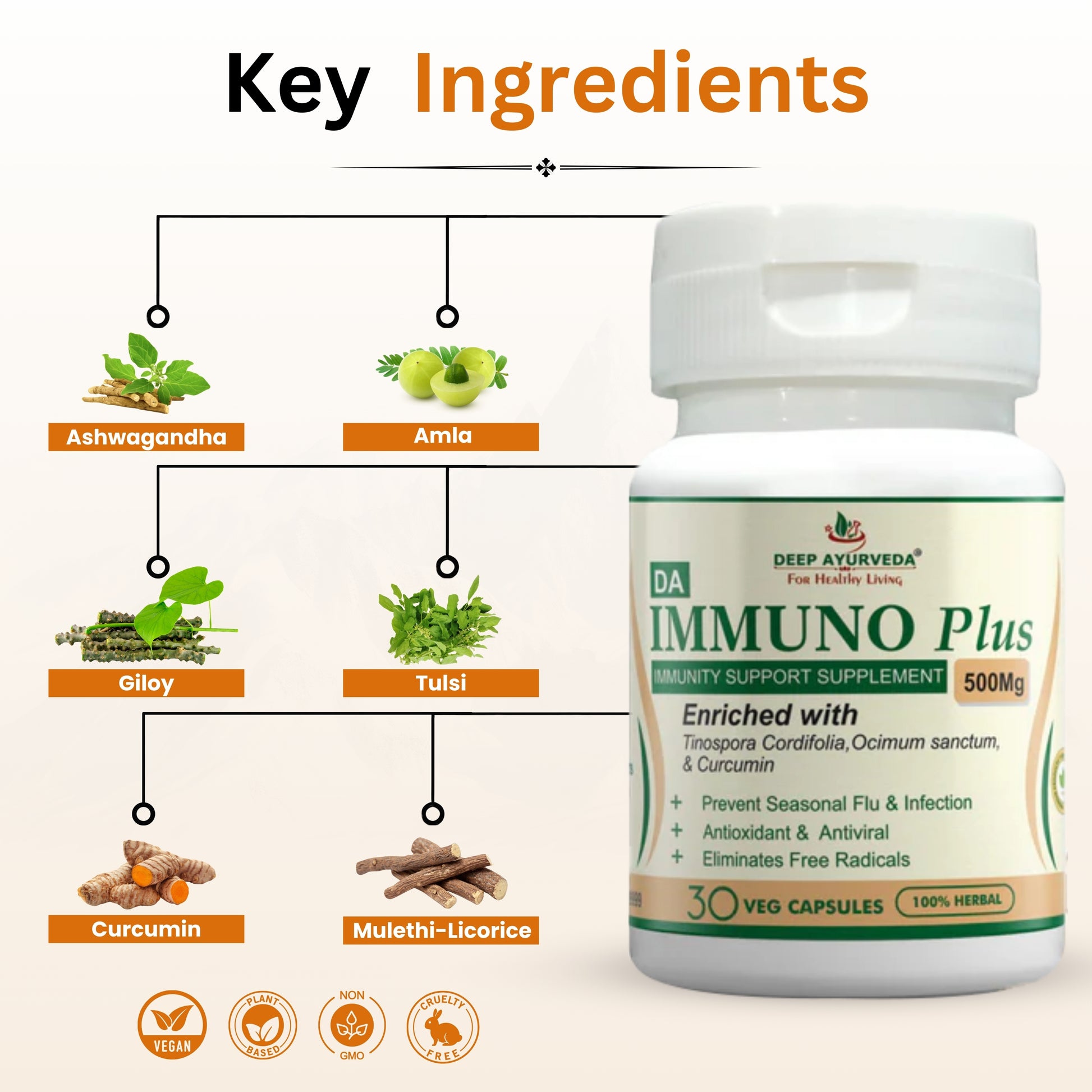 DA-Immuno Plus Gives Relief from Weak Immunity and Frequent Illness - Deep Ayurveda India