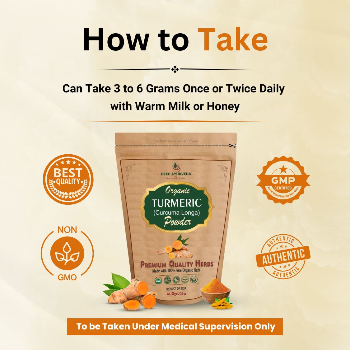 How to use turmeric powder