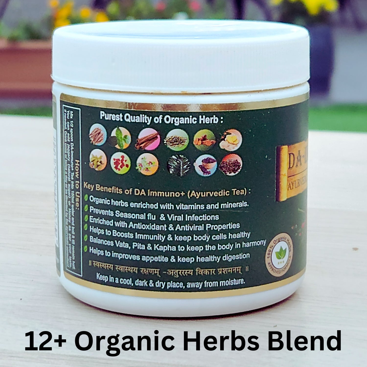 Immuno Organic Ayurvedic Tea - Boosts Immunity, Fights Infections & Promotes Wellness - Deep Ayurveda India