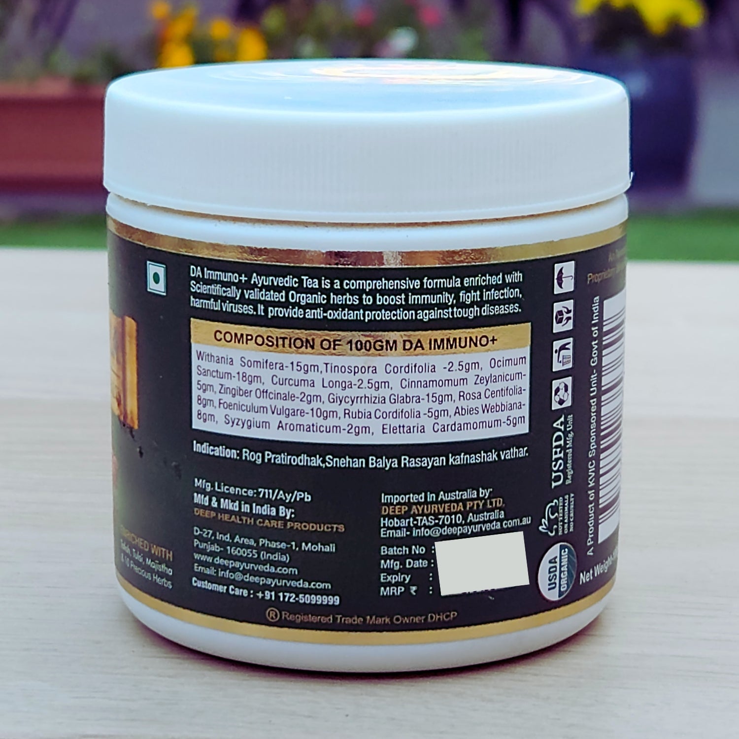 Immuno Organic Ayurvedic Tea - Boosts Immunity, Fights Infections & Promotes Wellness - Deep Ayurveda India