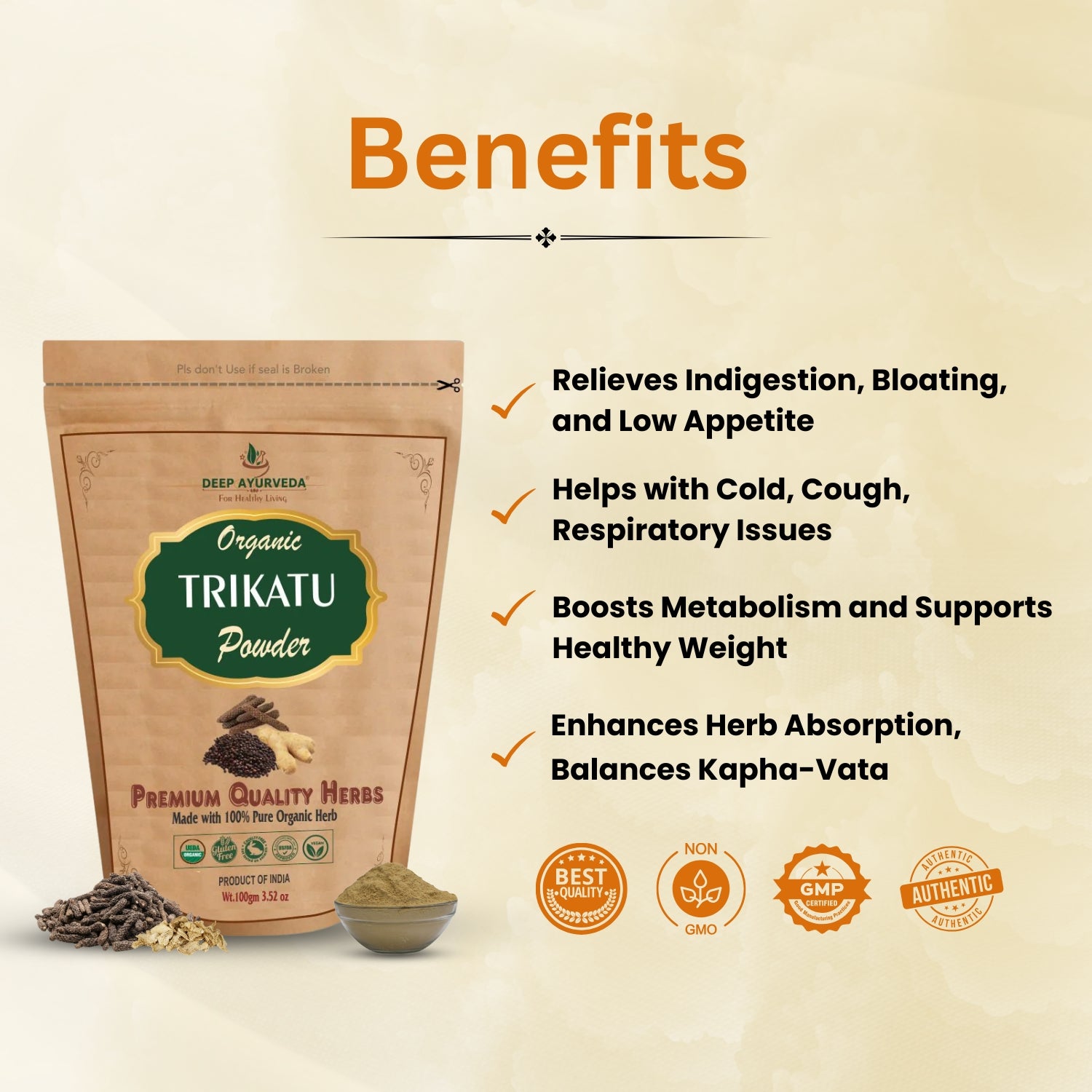 benefits of trikatu powder