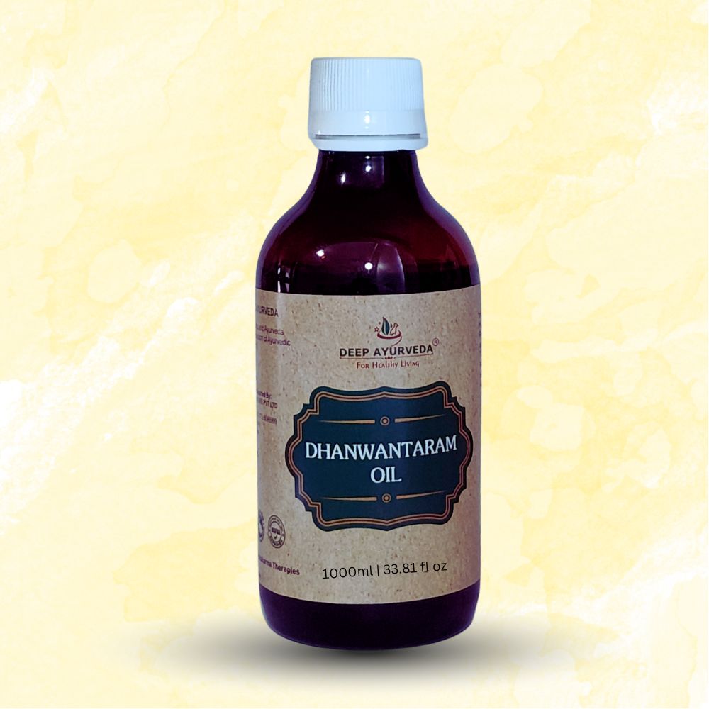 Dhanwantram Oil For Ayurvedic & Panchkarma Therpaies - Deep Ayurveda India