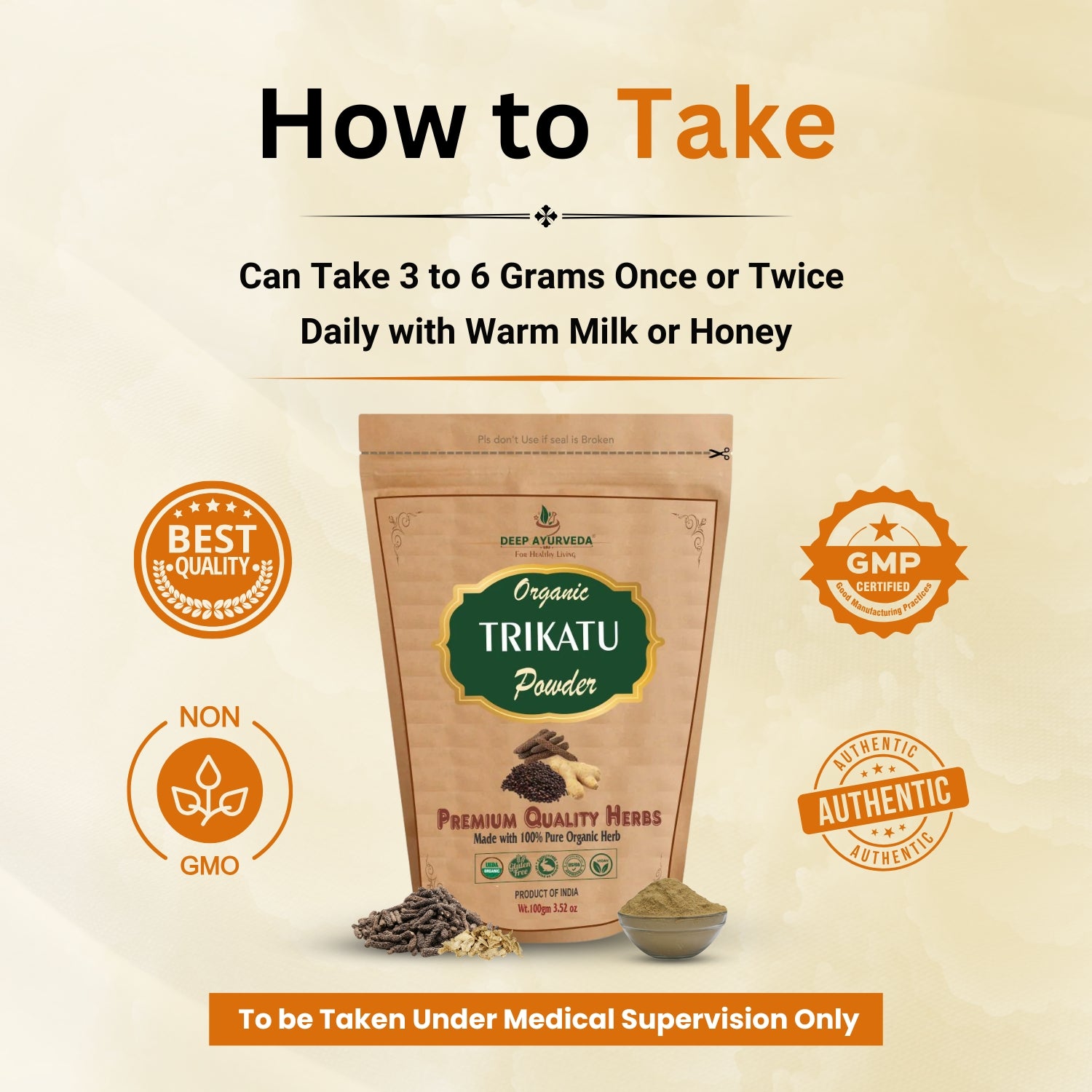 how to take trikatu powder