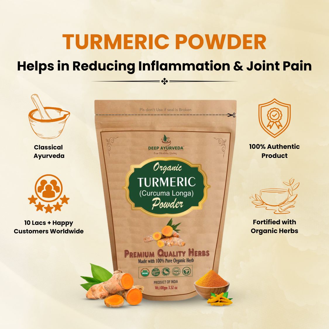 organic turmeric powder