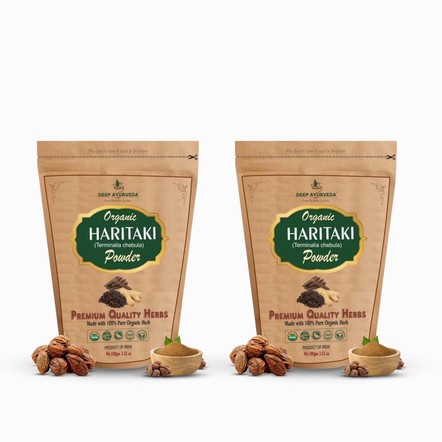 pack of 2 Haritaki Powder