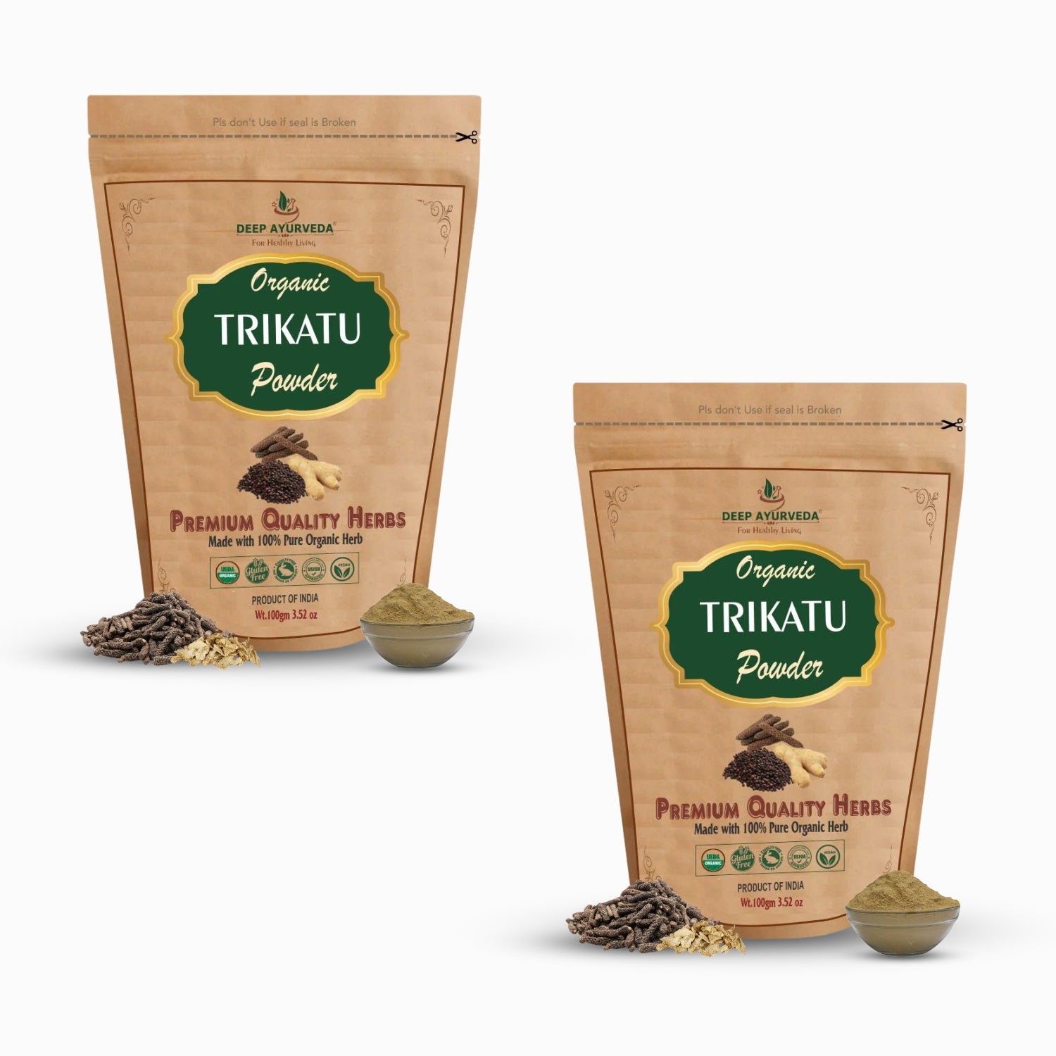 Deep Ayurveda  Trikatu Powder - 100 Gm