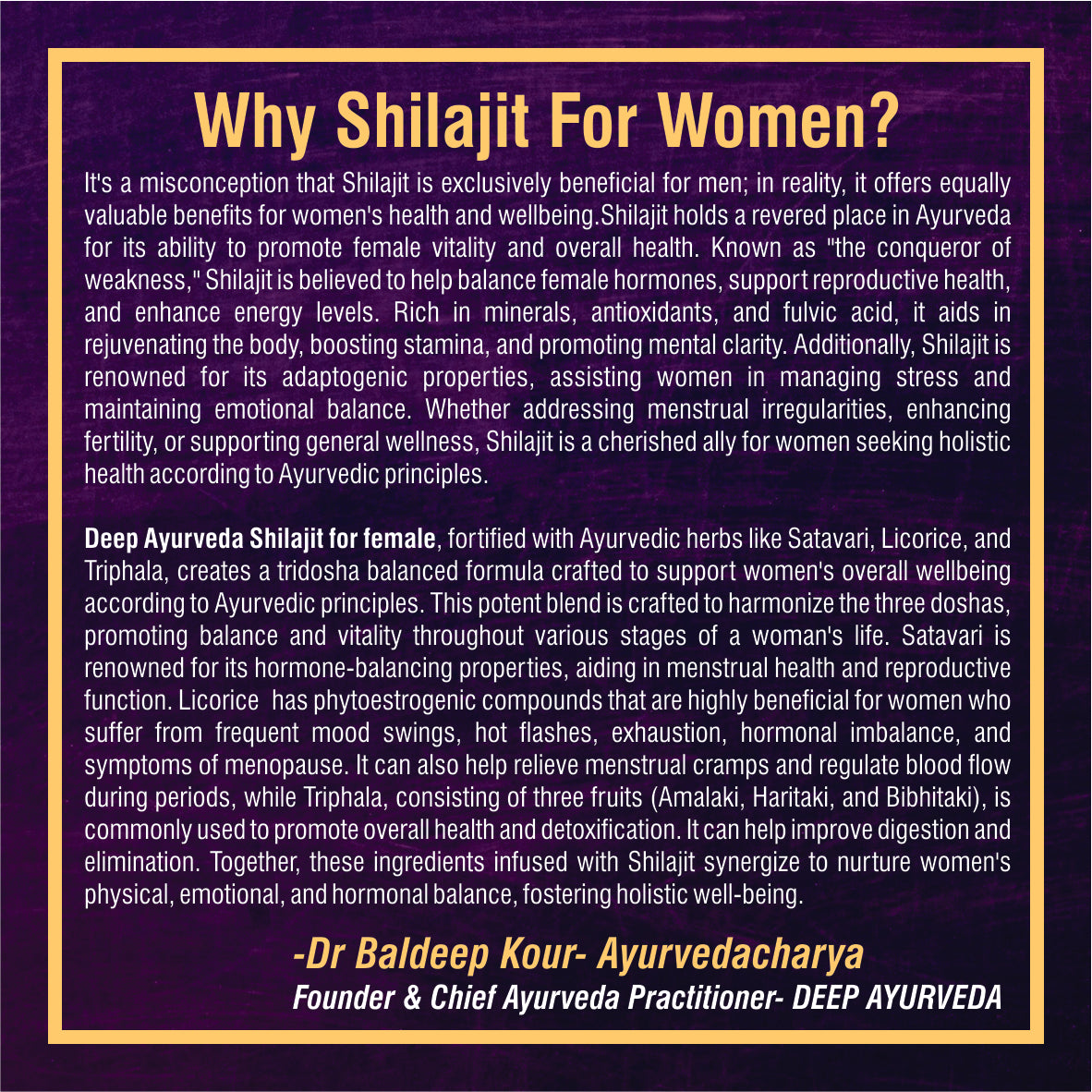 NariPanch Shilajit Resin for Women | Shilajit Support Women's Overall Wellbeing