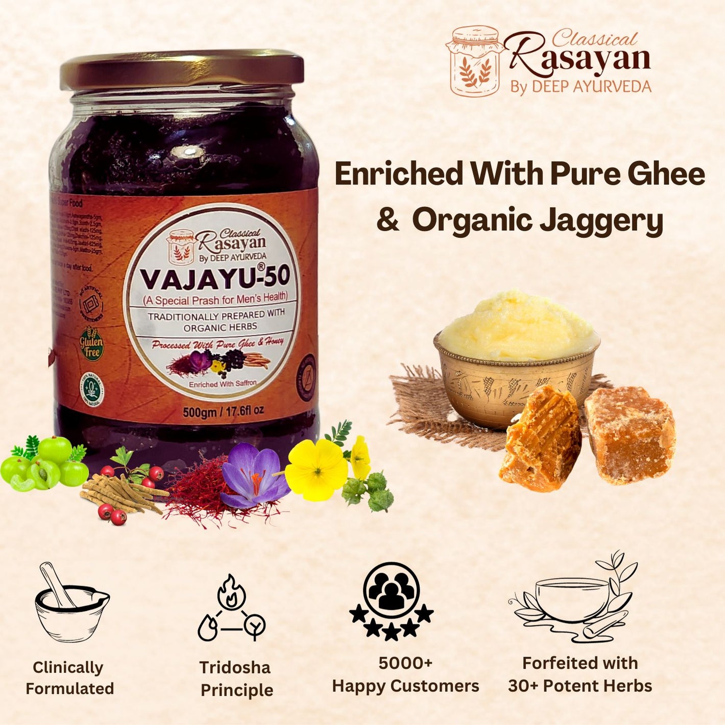 Vajayu enriched with Organic Jaggery
