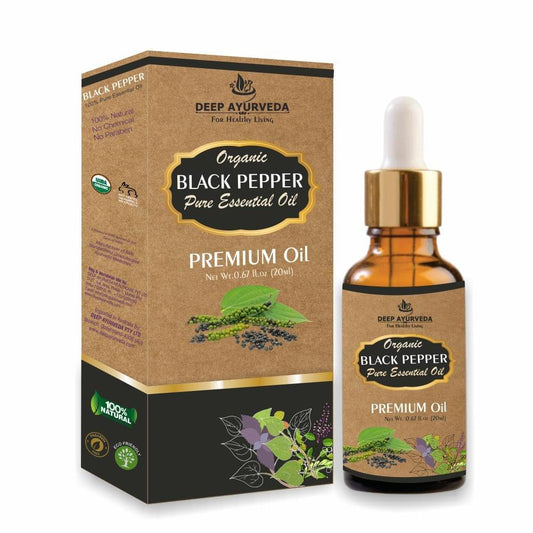 Black Pepper Pure Essential Oil (Piper Nigrum) | 20ml - Deep Ayurveda India