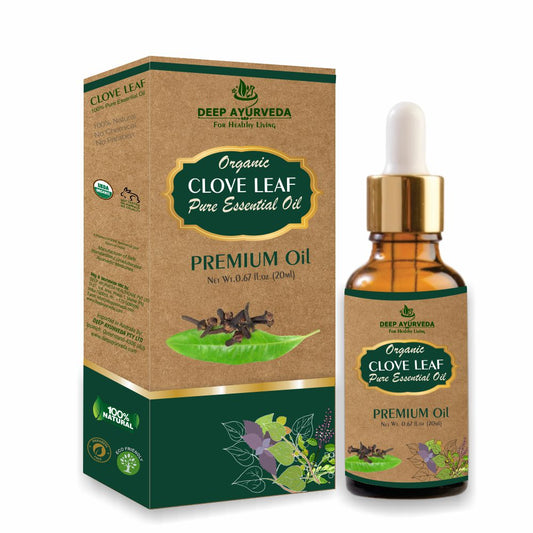 Clove Leaf Pure Essential Oil (Syzygium aromaticum) | 20ml - Deep Ayurveda India