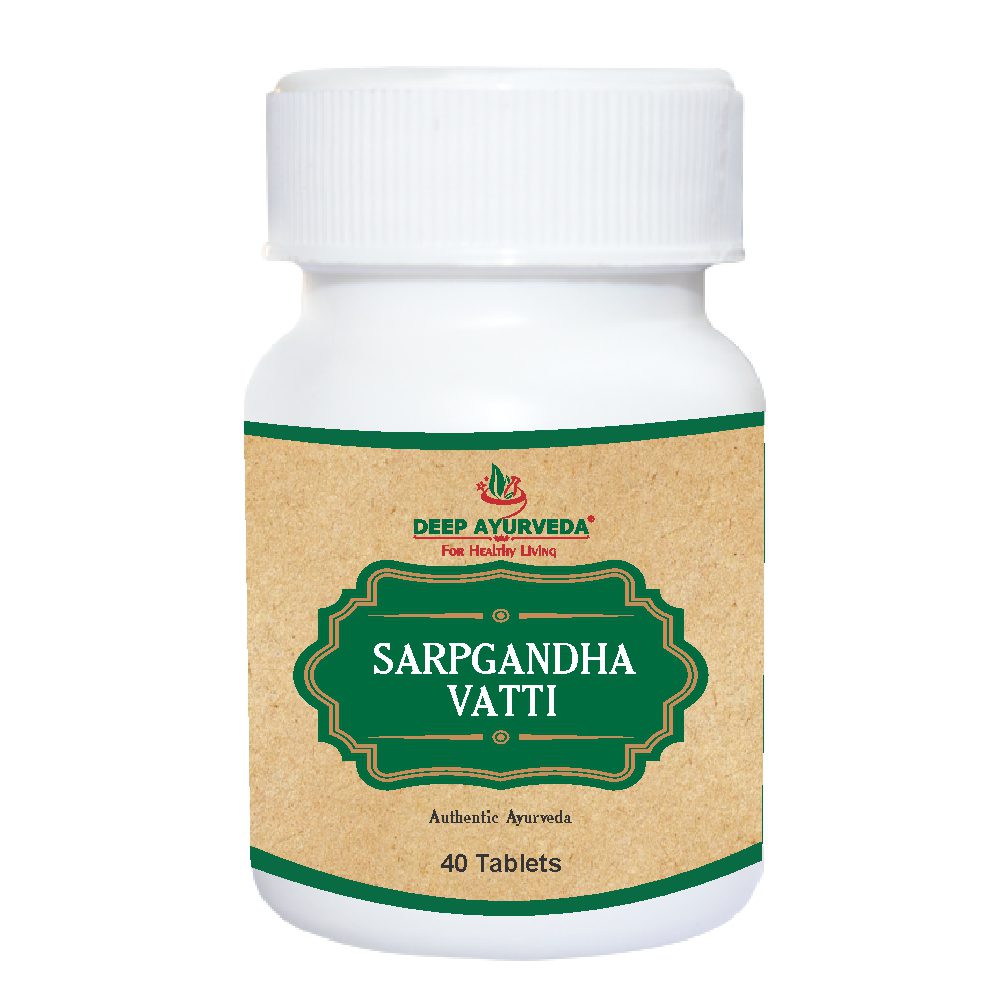 Sarpagandha Vati | Classical Ayurveda | 40 Tablet Pack - Deep Ayurveda