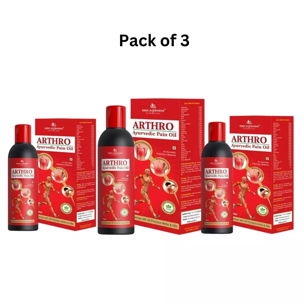 Arthro Ayurvedic Pain Oil | 100ml - Deep Ayurveda