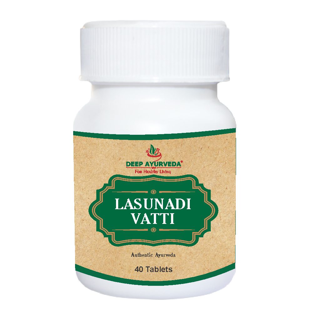 Lasunadi Vati | Classical Ayurveda | 40 Tablet Pack - Deep Ayurveda