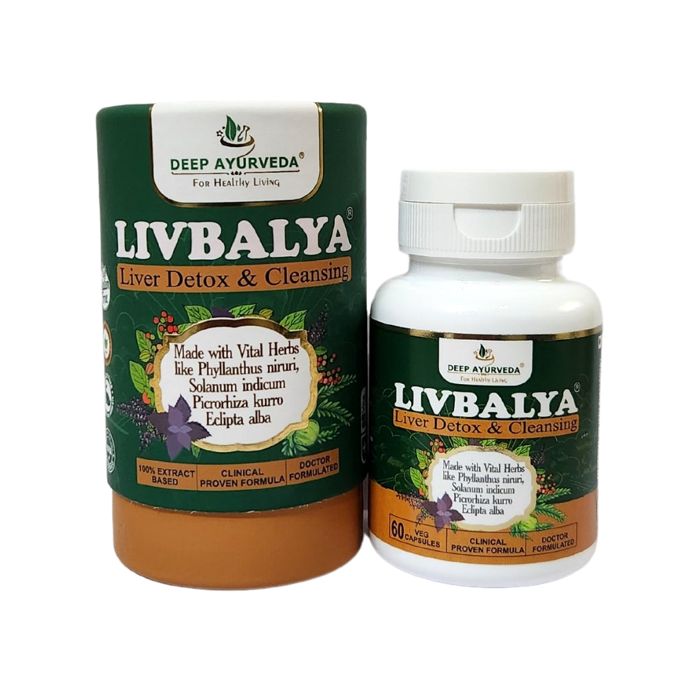 LivBalya®Liver Detox Formula | Liver Detox & Cleanse - Deep Ayurveda