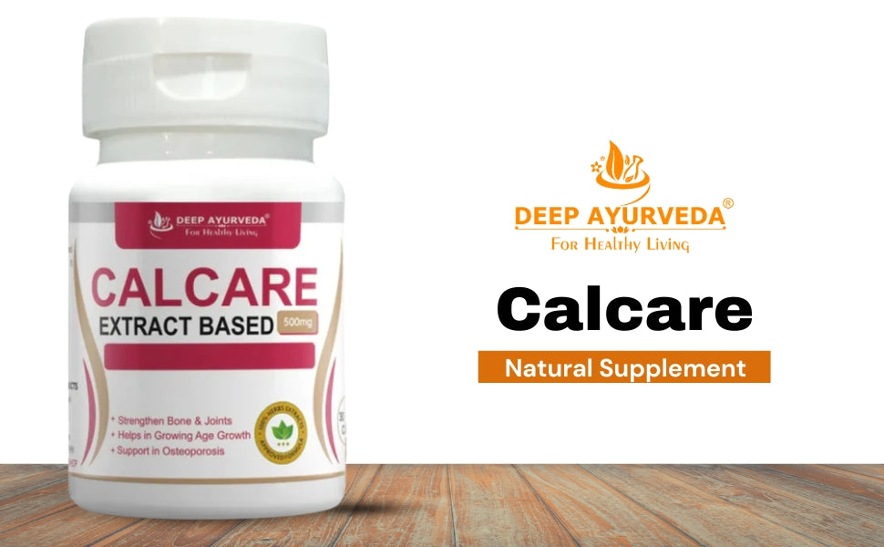 Calcare Natural Supplement for Bone Strength and Vitamin D Support
