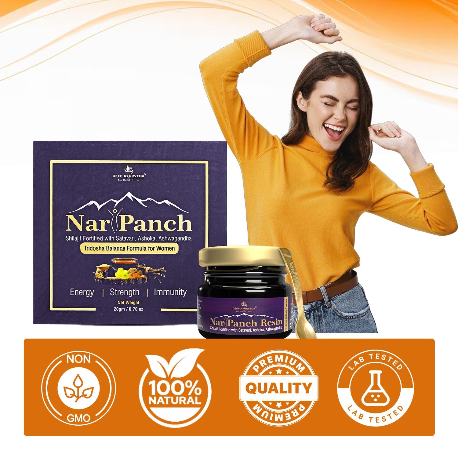 NariPanch® Shilajit Resin for Women | Ayurvedic Wellness & Daily Vitality Support