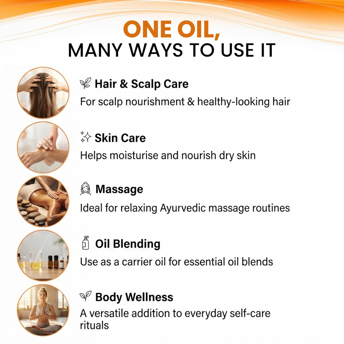 Castor Pure Essential Oil - Supports Hair Growth, Soothes Skin & Promotes Joint Health