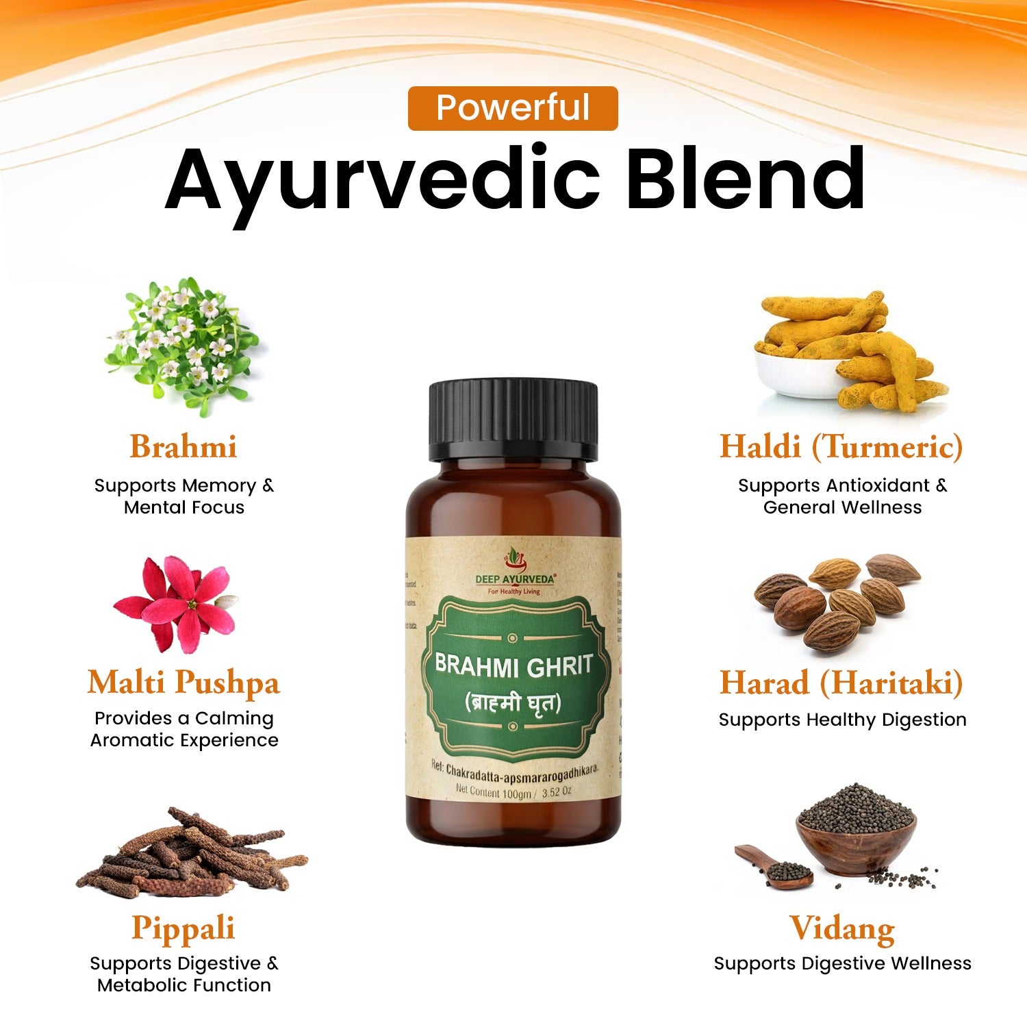 Brahmi Ghrita Classical Ayurvedic Ghee/Butter