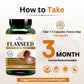Flaxseed Vegan Capsules - Supports Heart Health, Digestion & Skin Wellness - Deep Ayurveda India