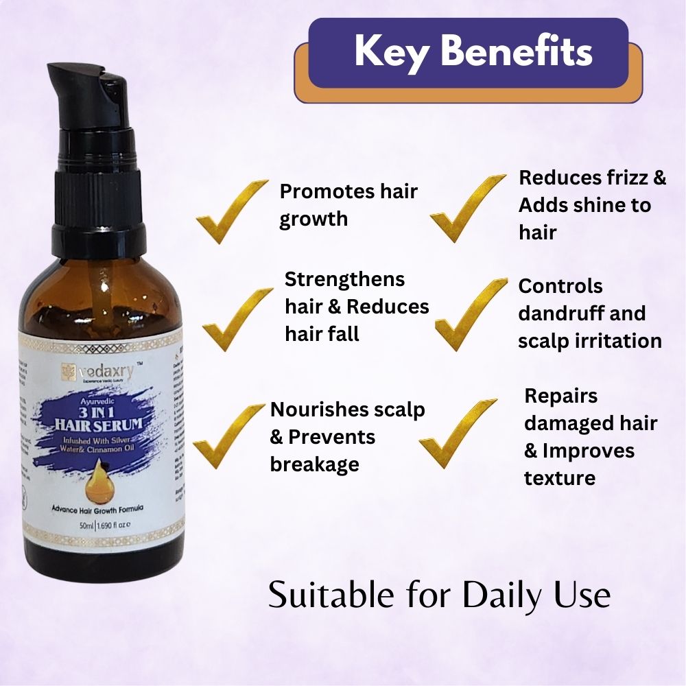 vedaxry hair serum benefits