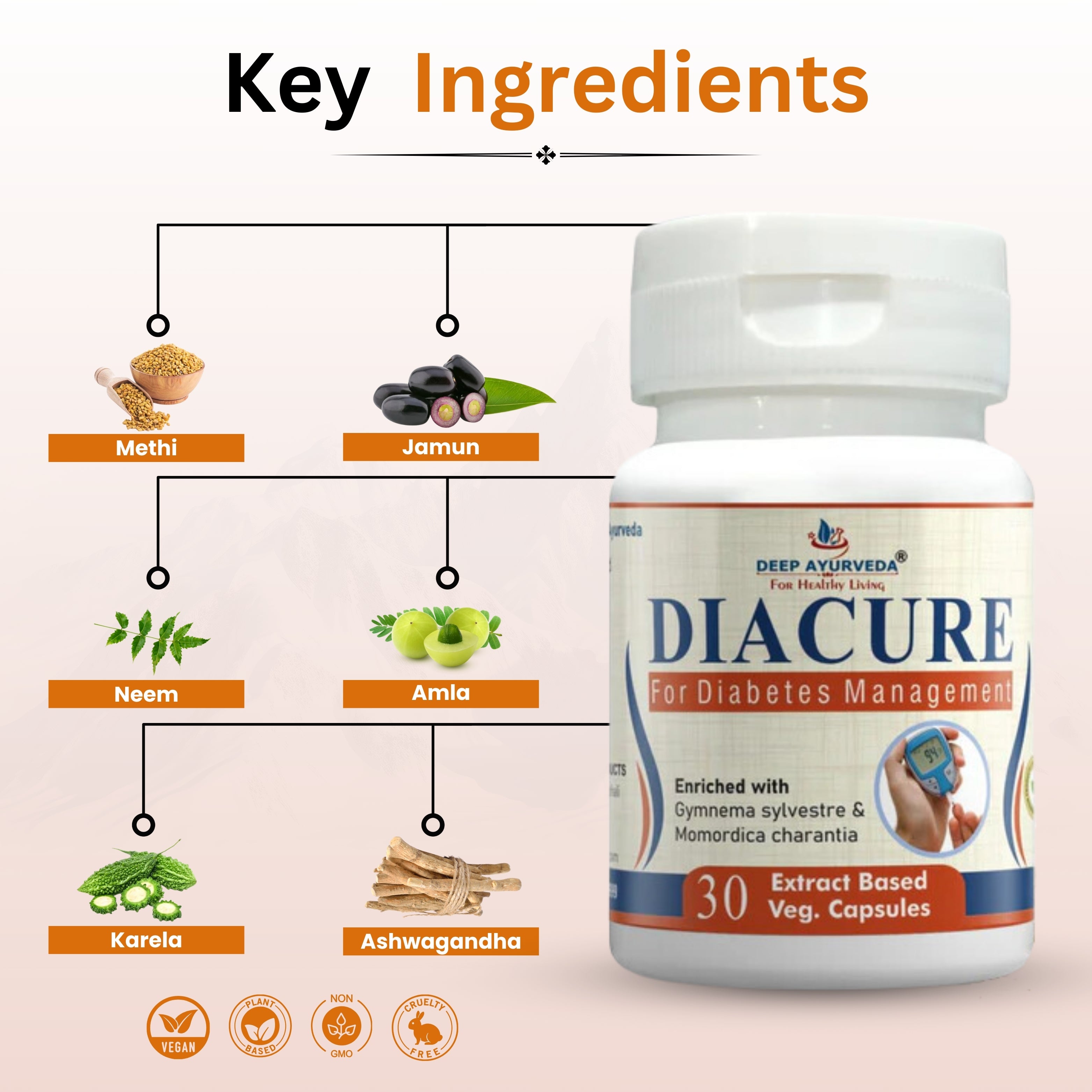 Diacure Key Ingredients