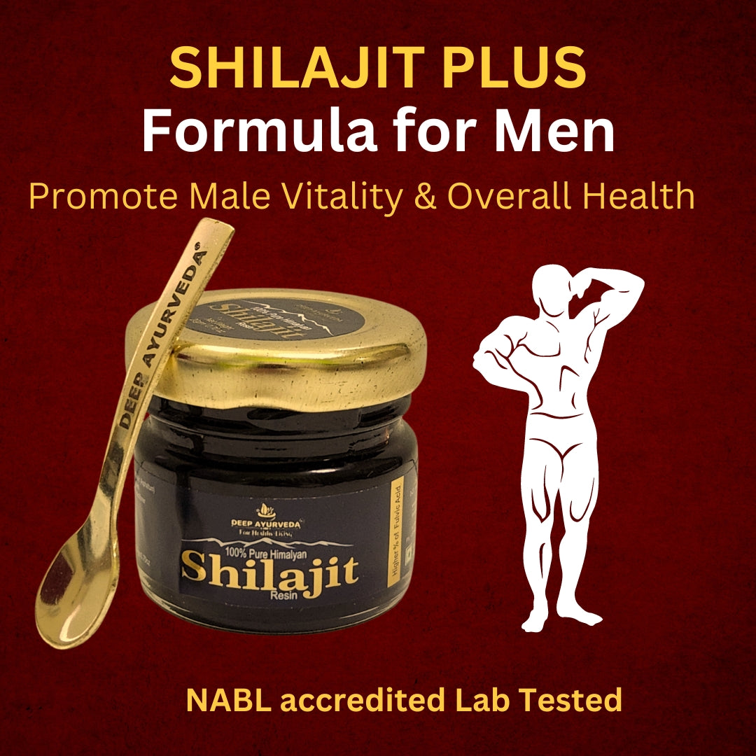 Shilajit plus for men with gold and kesar
