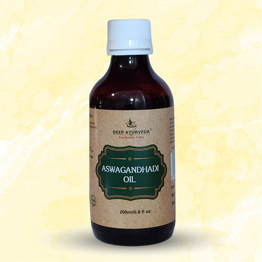 Balaswagandhadi Oil Promote Strength, Relieve Muscular and Joint pain - Deep Ayurveda India
