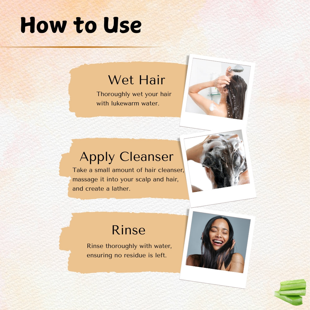 Vedaxry Ayurvedic Hair Cleanser for Oily Scalp (300ml) - Balances Oil, Reduces Dandruff & Cleanses Scalp - Deep Ayurveda India