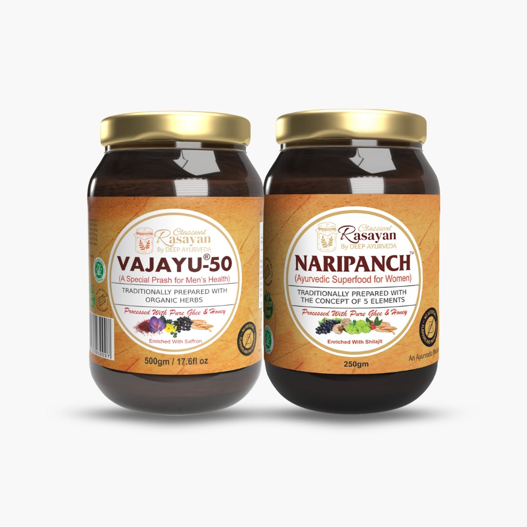 Vajayu Prash+ NariPanch Combo for Energy, Stamina & Vitality Boost