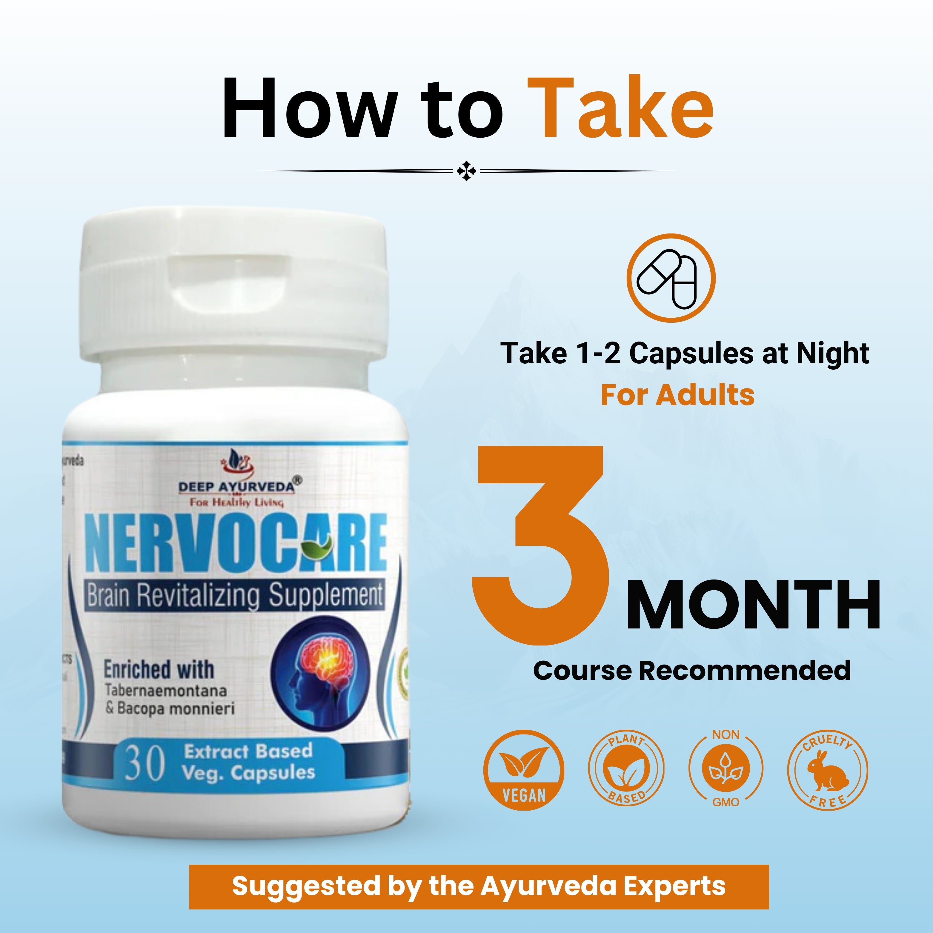 Deep Ayurveda Nervocare How To use