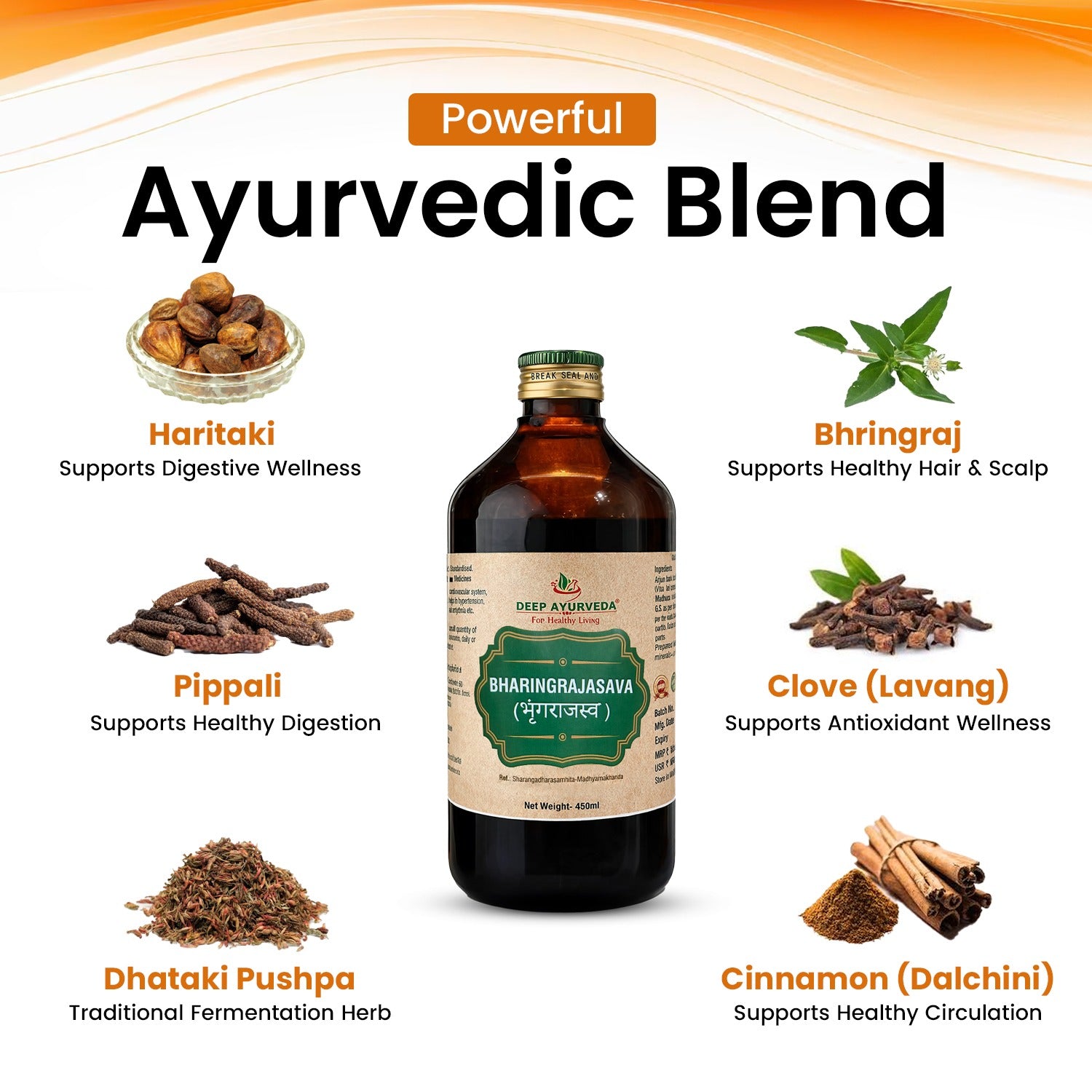 Bhringrajasava Helps in Hair Growth, Scalp Health and Skin Nourishment