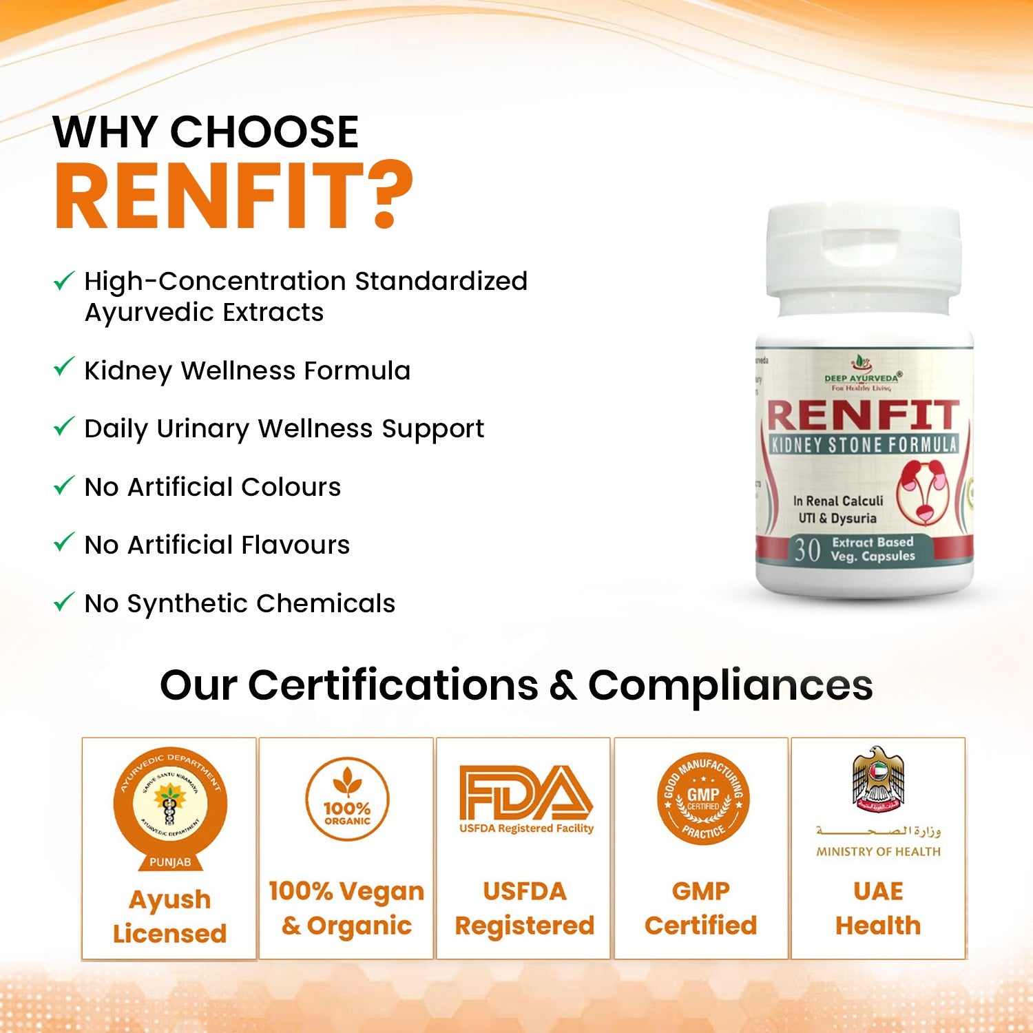 Renfit Gives Relief from Kidney Stones and Helps in Kidney Detox