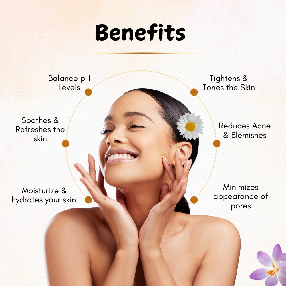 Vedaxry Ayurvedic Face Toner for Skin tone and texture | Balance pH level & Preventing breakouts -100ml - Deep Ayurveda India