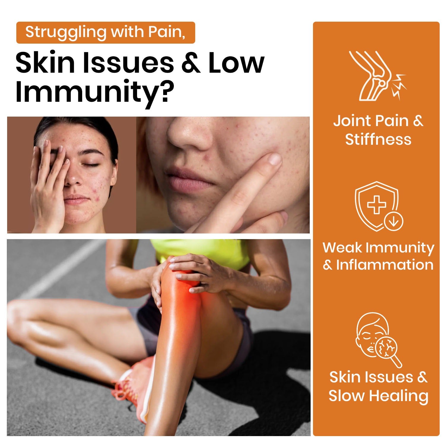 Curcumin Capsules - Reduces Inflammation, Supports Joints & Skin Health