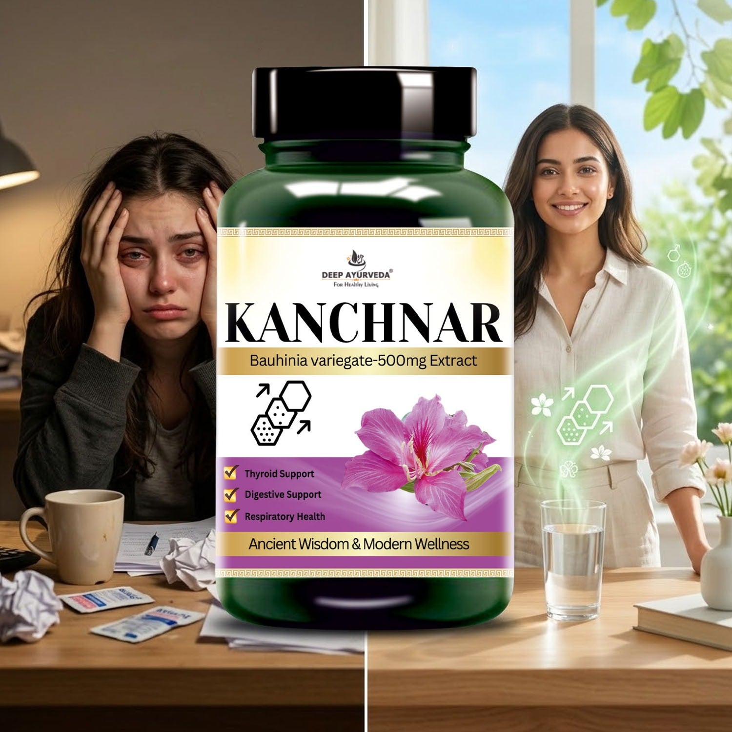 Kanchnar Vegan Capsules Ayurvedic Herb for Natural Detox & Wellness Support