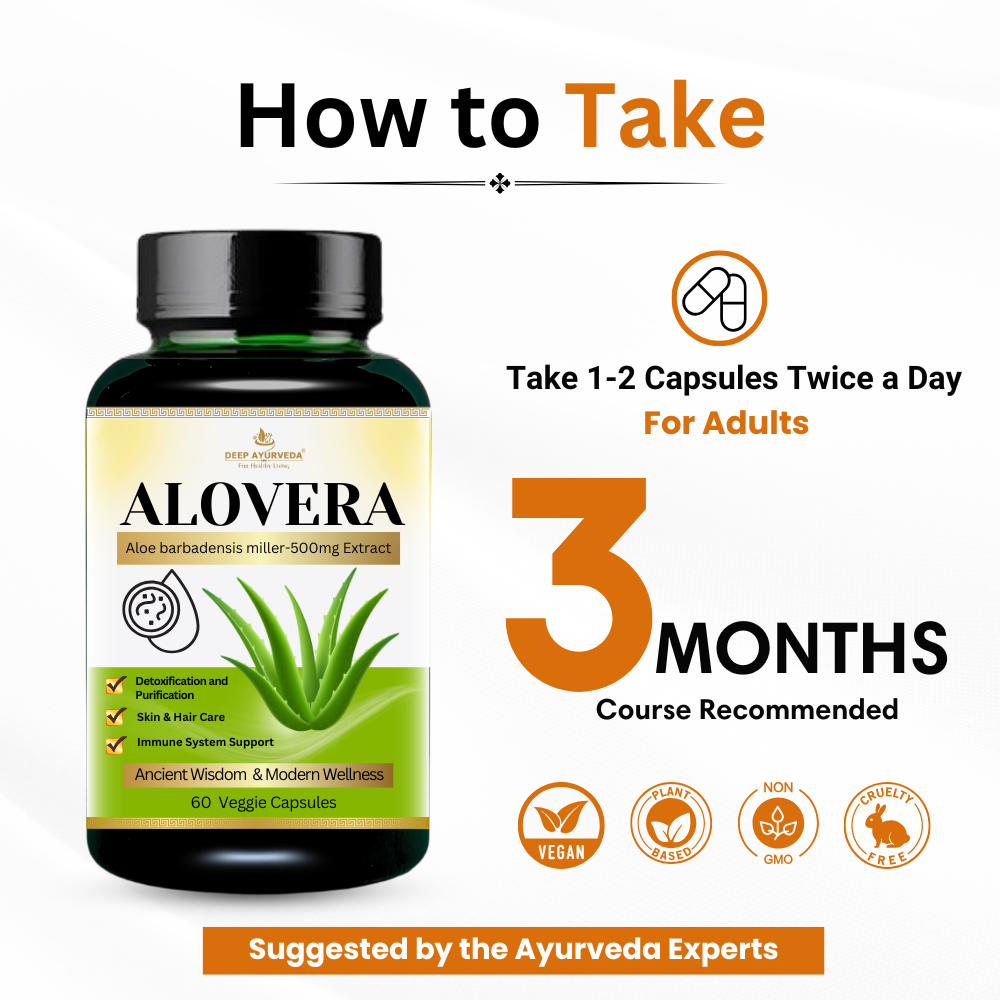 Aloe Vera Vegan Capsules How To use