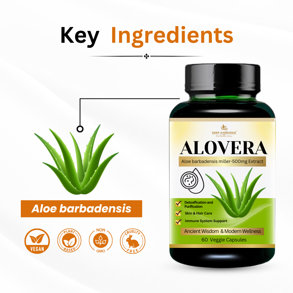 Aloe Vera Vegan Capsules Key Ingredients