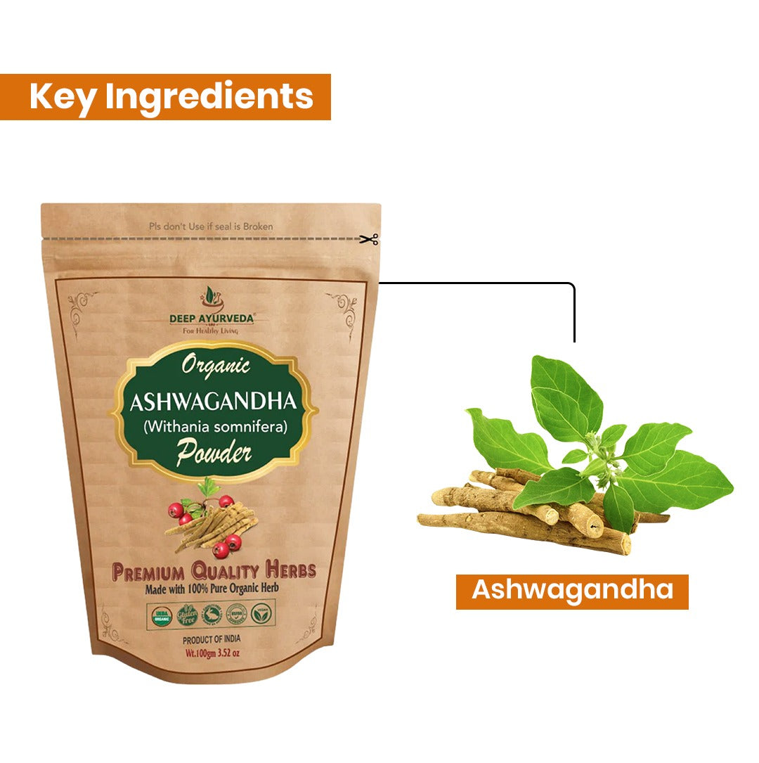 Organic Ashwagandha Powder Key Ingredients
