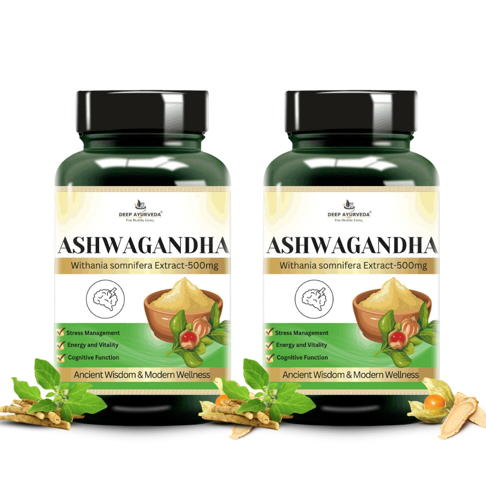 अश्वगंधा शाकाहारी कैप्सूल 10:1 अर्क से बना | तनाव कम करता है, ऊर्जा बढ़ाता है और मानसिक स्पष्टता देता है