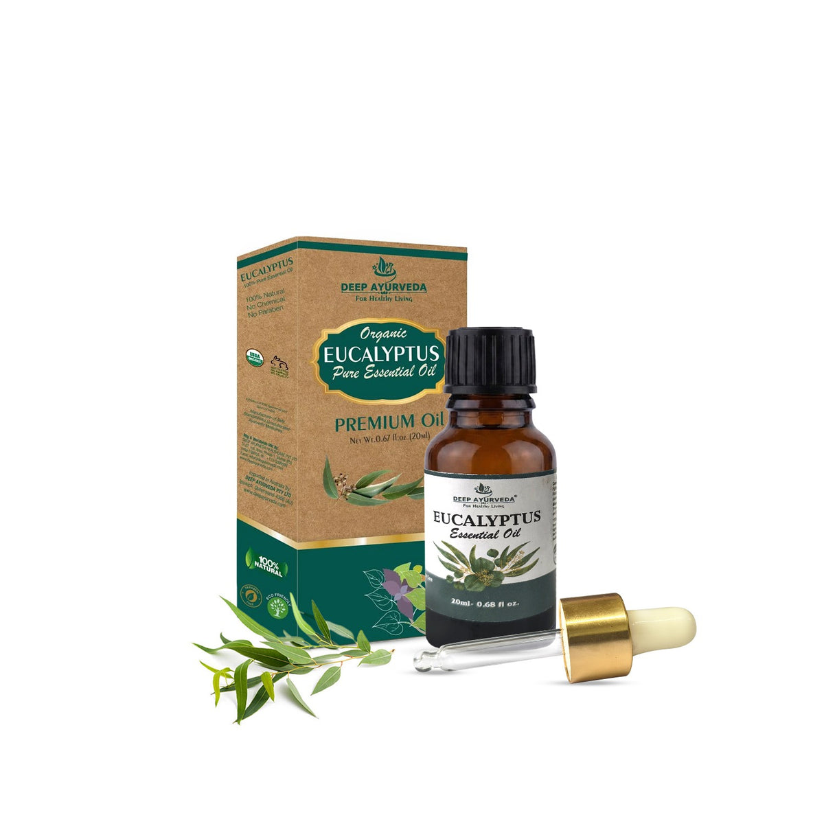 Eucalyptus Pure Essential Oil - Clears Congestion, Relieves Pain & Boosts Immunity
