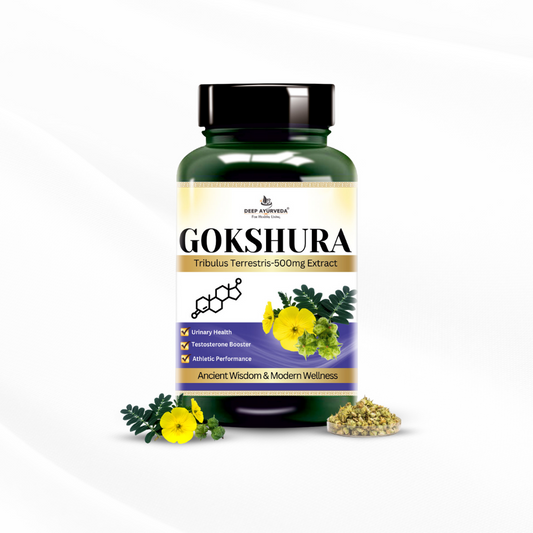 Gokshura Vegan Capsules Boosts Vitality, Muscle Strength & Reproductive Health