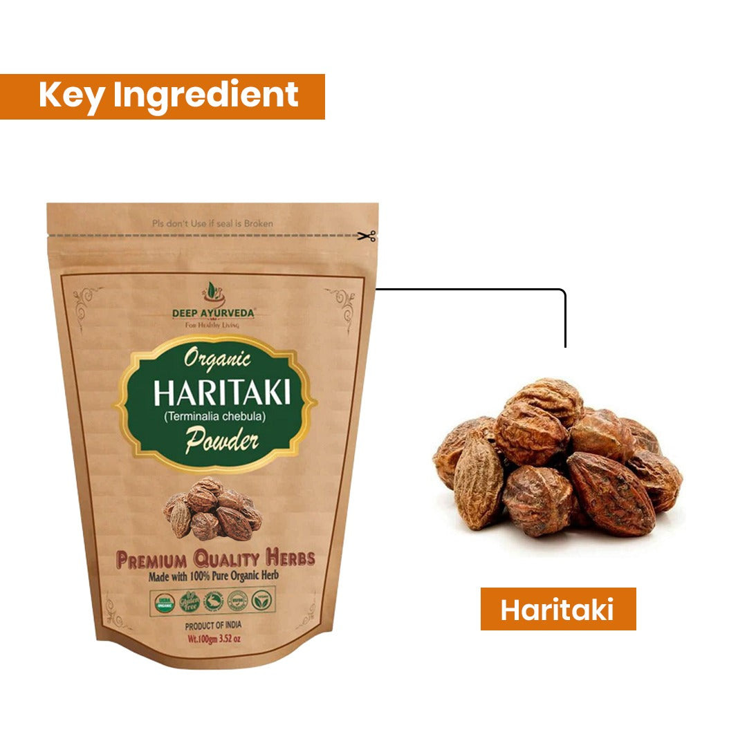 Organic Haritaki Powder Key Ingredients