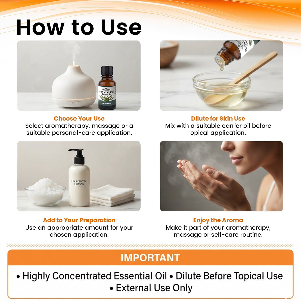 Eucalyptus Pure Essential Oil - Clears Congestion, Relieves Pain & Boosts Immunity