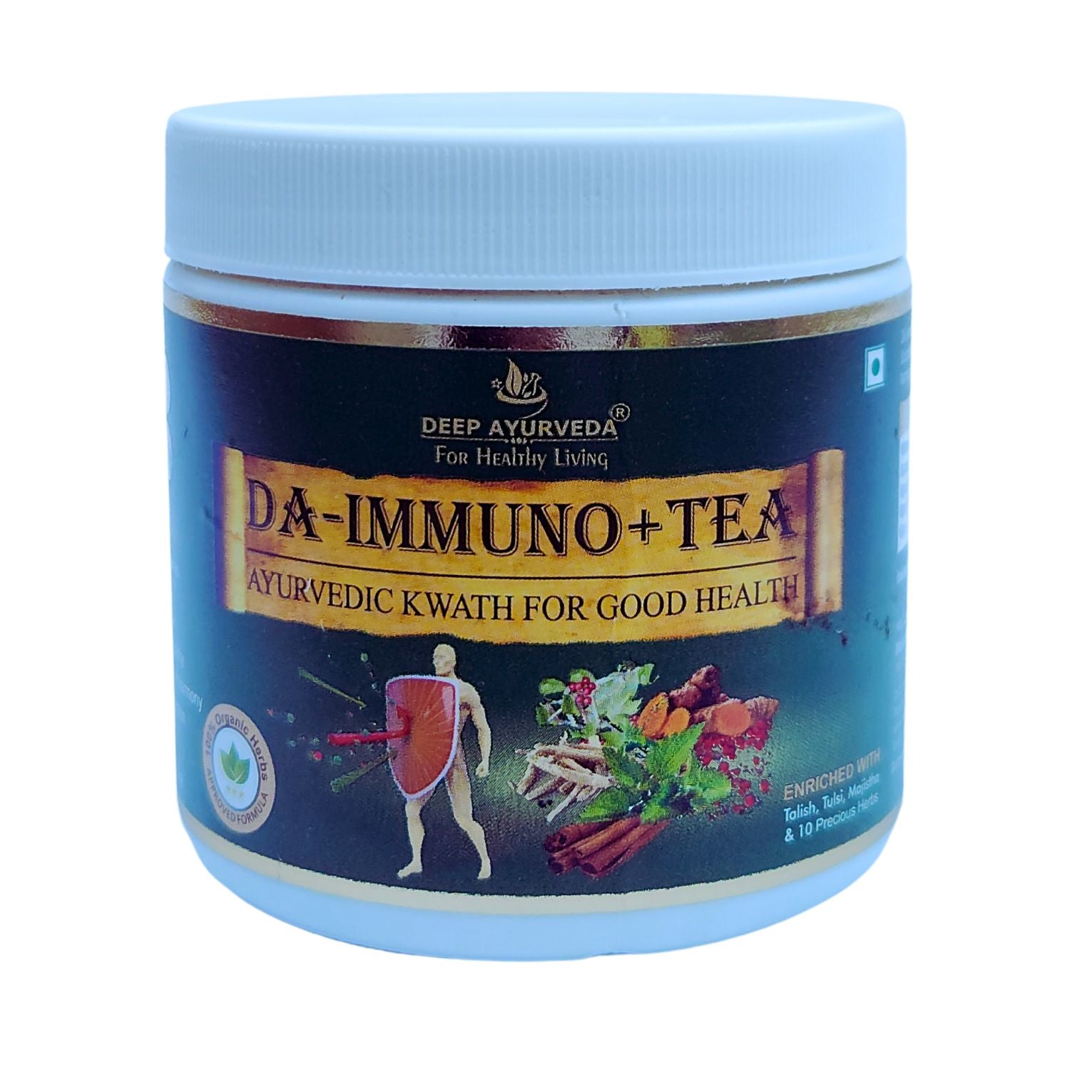 Immuno Organic Ayurvedic Tea - Boosts Immunity, Fights Infections & Promotes Wellness - Deep Ayurveda India