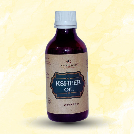 Khseer Bala Oil For Relaxation and Sleep | Destress & Rejuvenate - Deep Ayurveda India