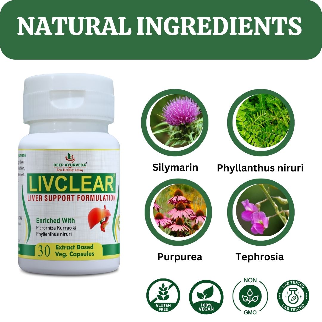 LivClear®- 100% Extract Based for Liver Health | Vegan Capsule