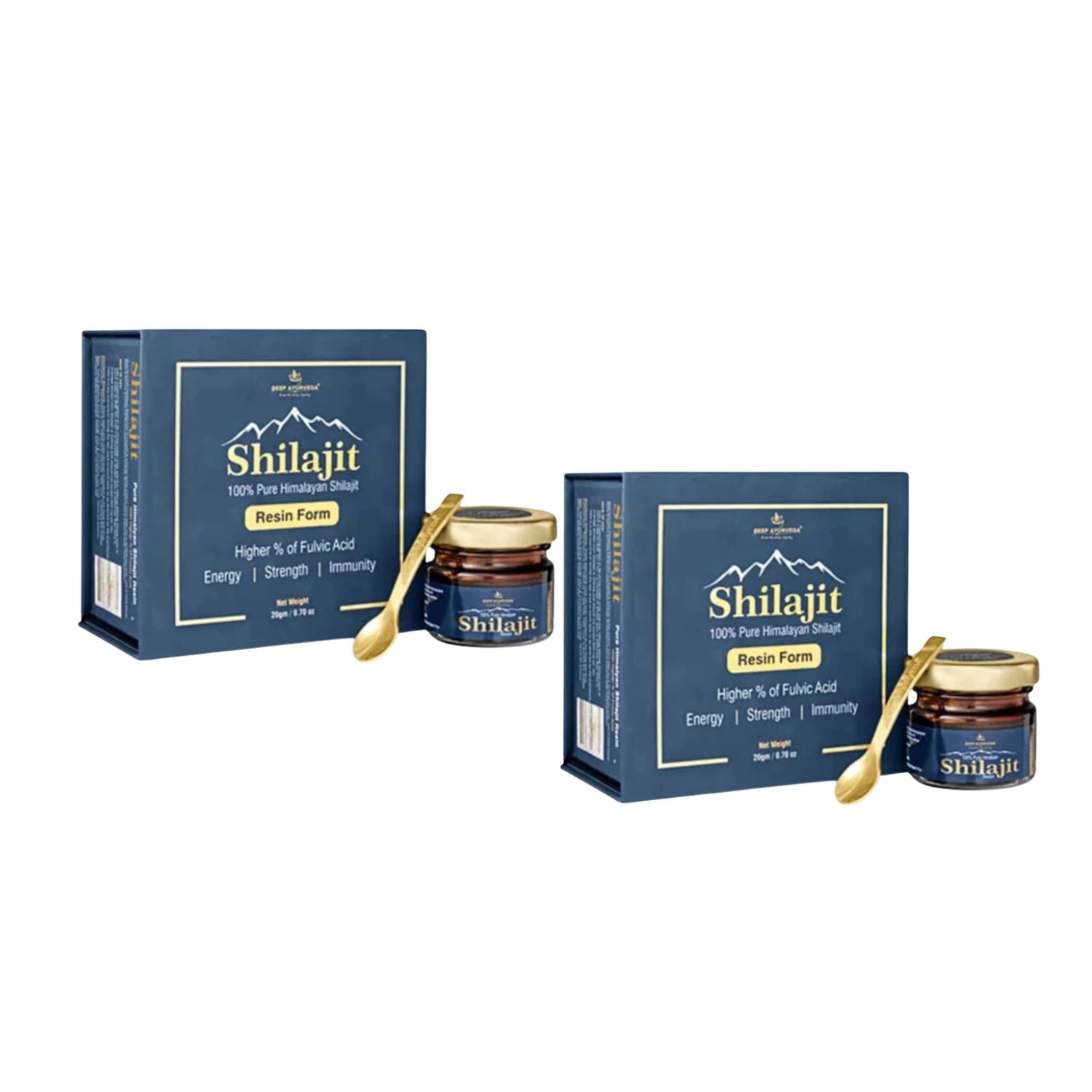 Pack of 2 Pure Himalayan Shilajit Resin