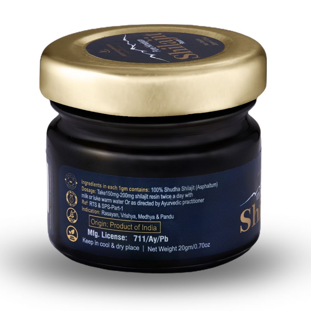 Pure Himalayan Shilajit Resin for Mens Vitality