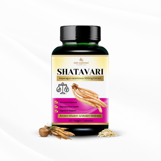 Shatavari Vegan Capsules - Supports Women's Health, Balances Hormones & Enhances Vitality